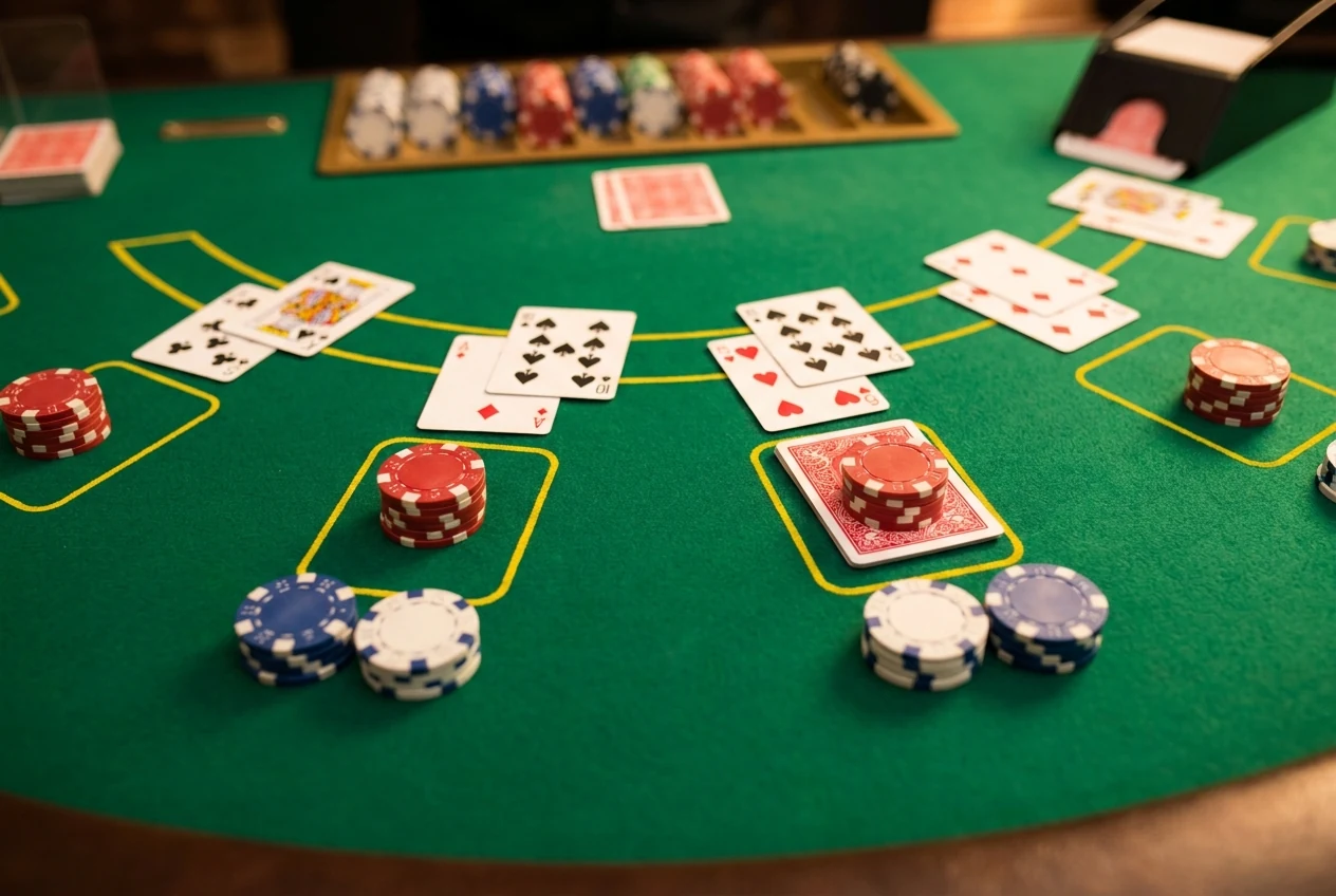 Blackjack Multi Hand bij Lunarspins online casino crash games